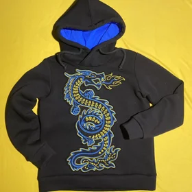 Капюшонки и спортивные кофты с полной запечаткой: Худі з вишивкой Дракон 2024